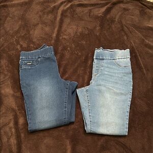 Nine West Women's Skinny Jeans in Dark and Light Blue